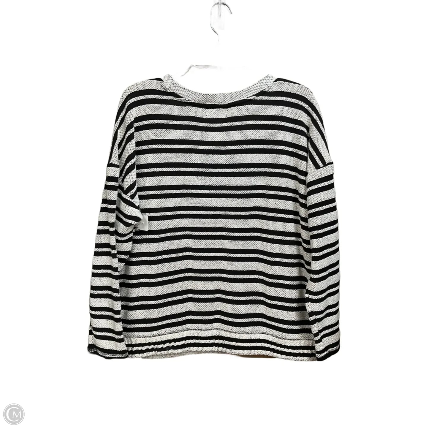 Top Long Sleeve By Liz Claiborne In Striped Pattern, Size: Xl