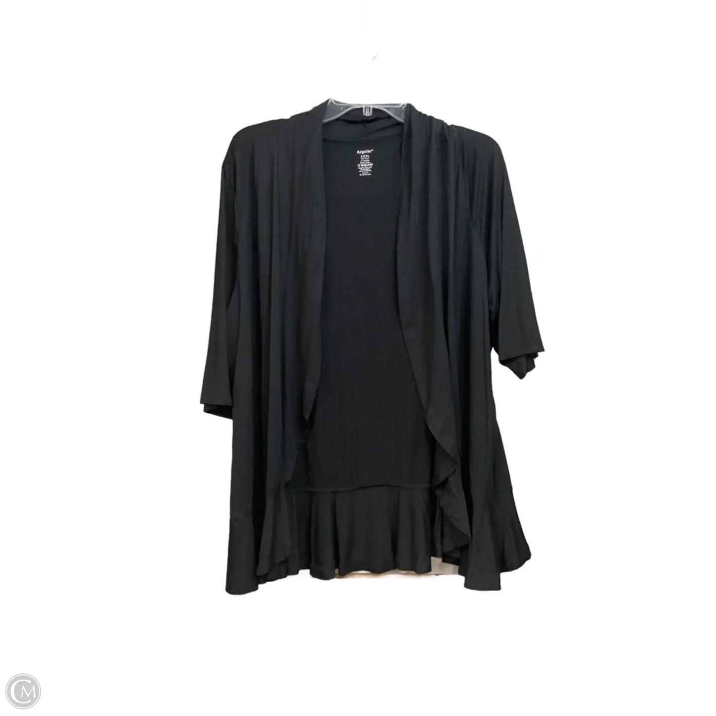 Cardigan By Clothes Mentor In Black, Size: 3x