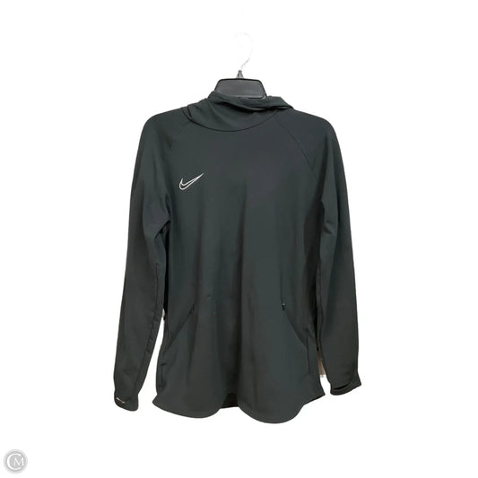 Athletic Top Long Sleeve Hoodie By Nike Apparel In Black, Size: L
