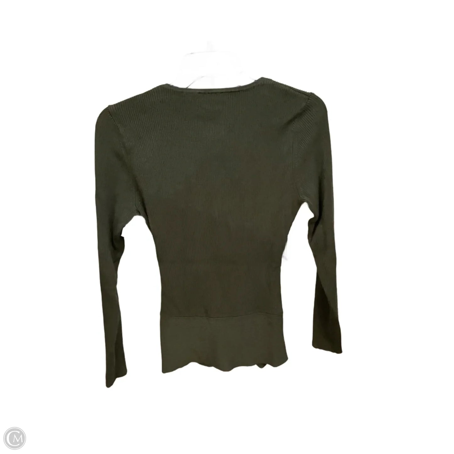 Top Long Sleeve Basic By Inc In Green, Size: L