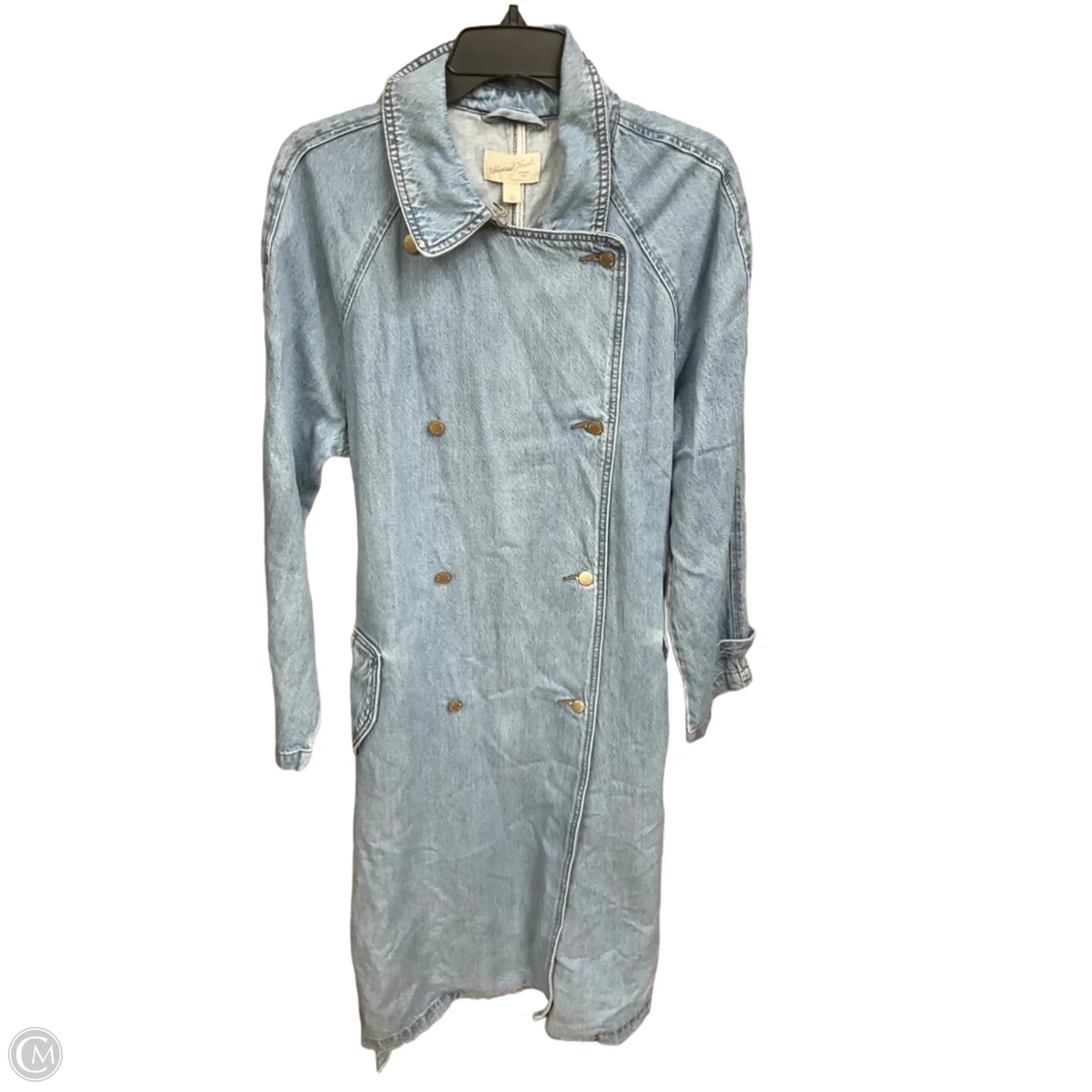 Dress Casual Maxi By Universal Thread In Blue Denim, Size: L