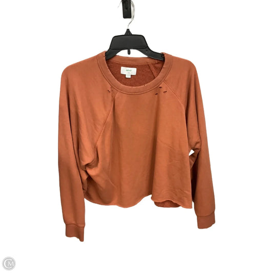 Top Long Sleeve Basic By Aerie In Orange, Size: L