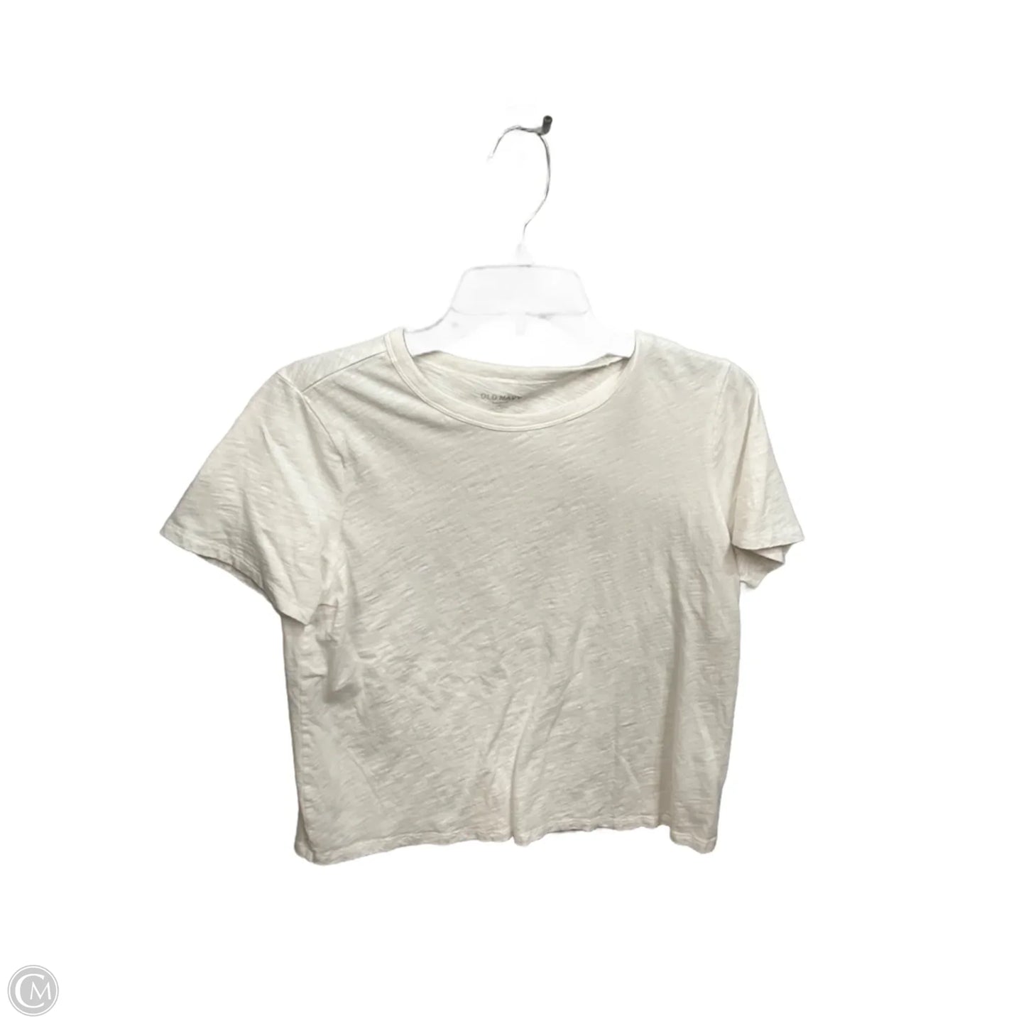 Top Short Sleeve Basic By Old Navy In White, Size: M