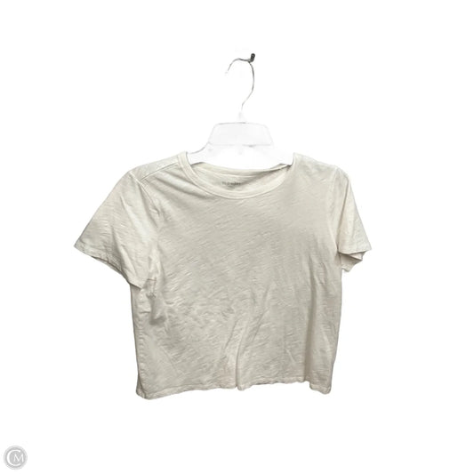 Top Short Sleeve Basic By Old Navy In White, Size: M