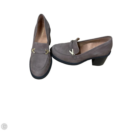 Shoes Heels Block By Vionic In Tan, Size: 8