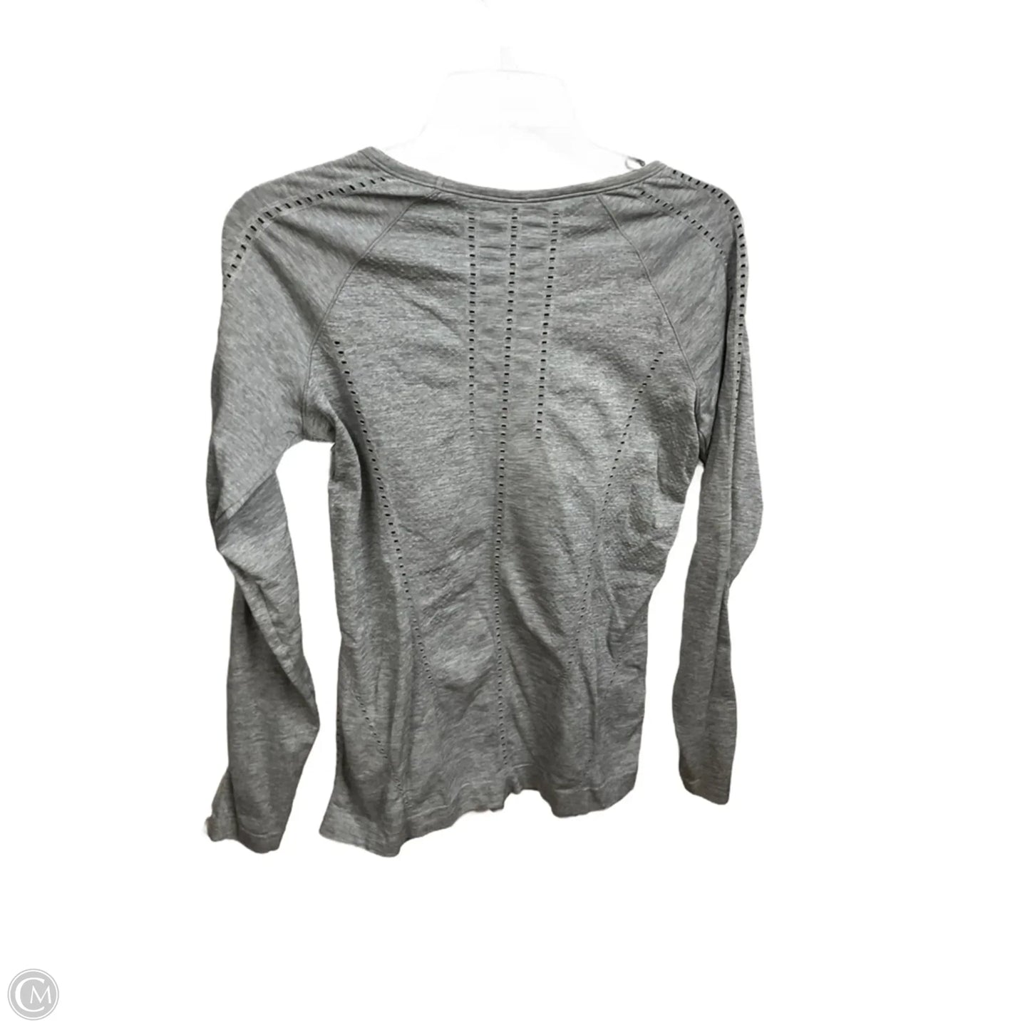 Athletic Top Long Sleeve Crewneck By Athleta In Grey, Size: S