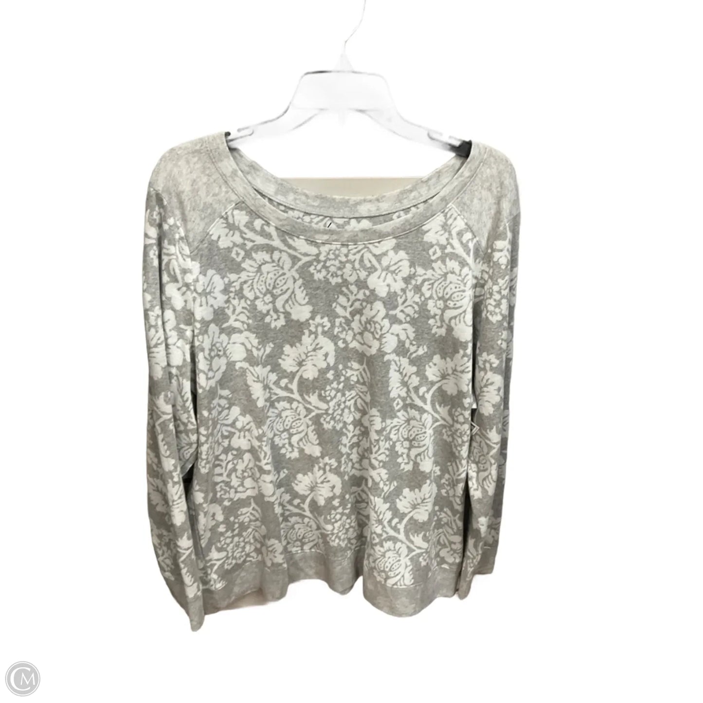 Top Long Sleeve By Lane Bryant In Grey, Size: 2x
