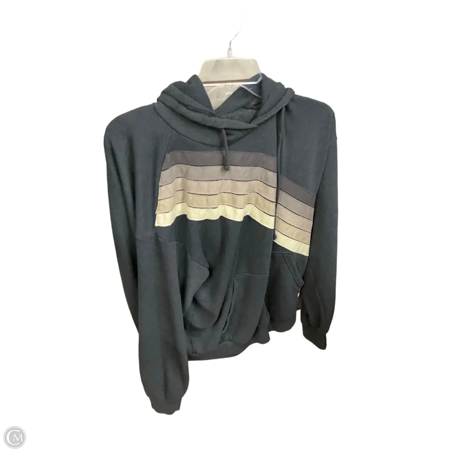 Sweatshirt Hoodie By Cma In Striped Pattern, Size: S