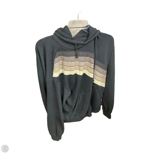 Sweatshirt Hoodie By Cma In Striped Pattern, Size: S