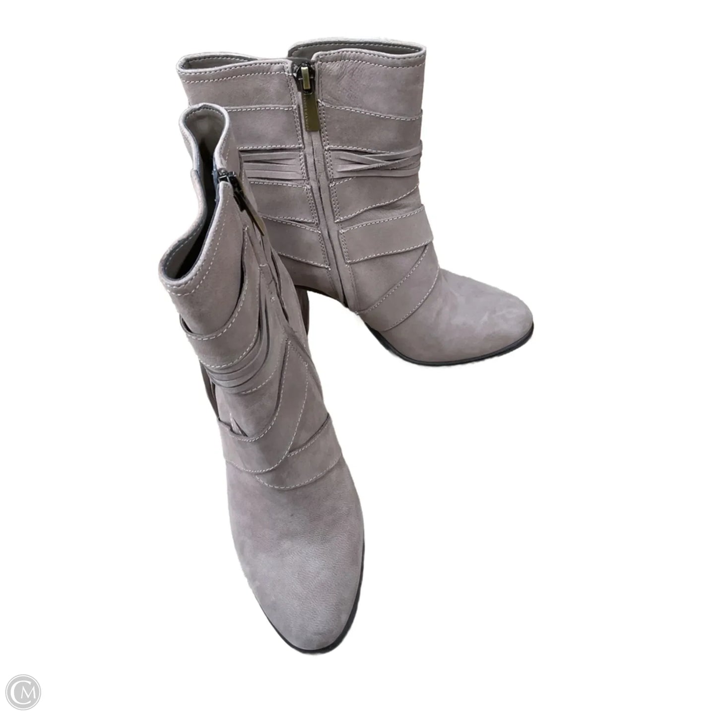 Boots Ankle Heels By Vince Camuto In Tan, Size: 7.5