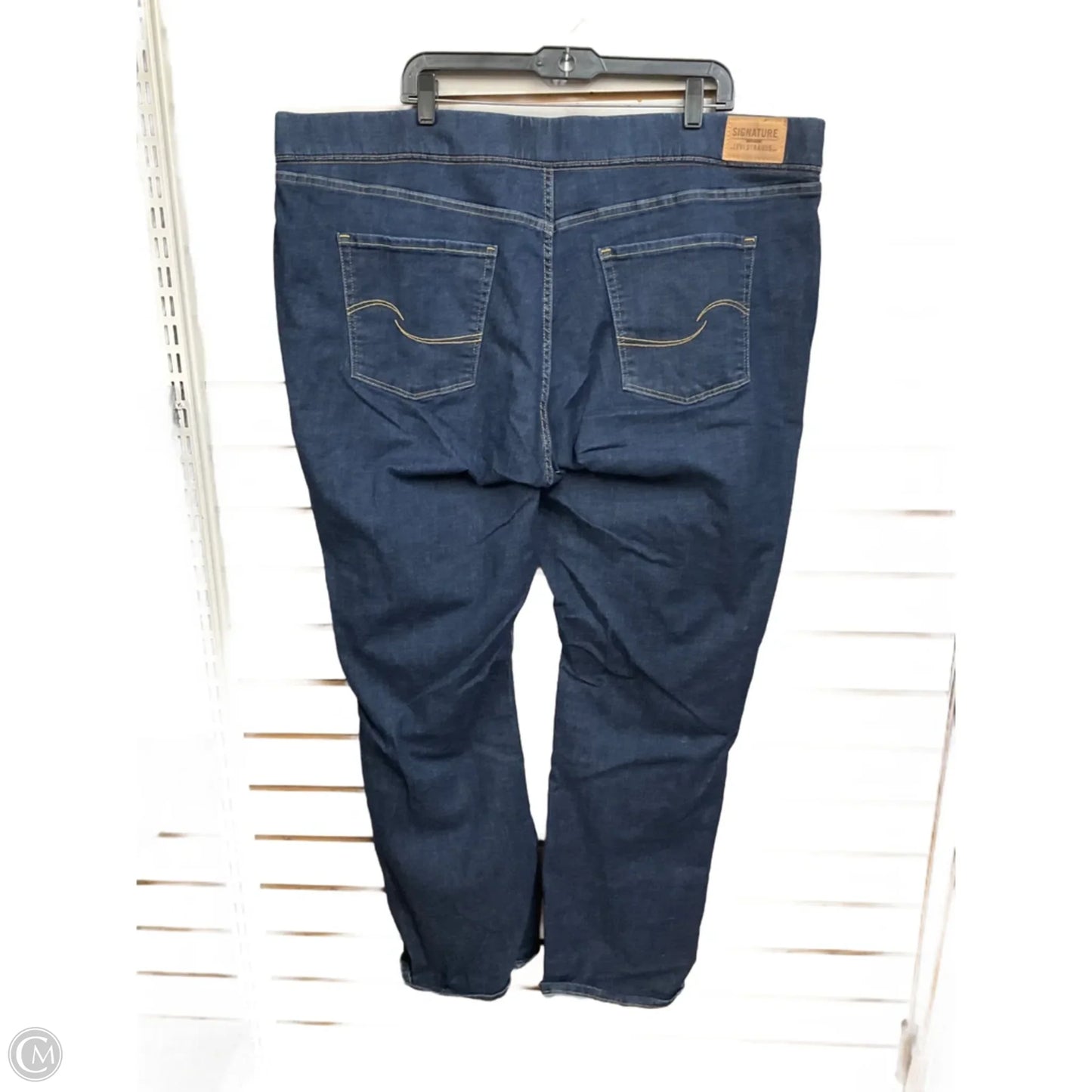 Jeans Skinny By Levis Signature In Blue Denim, Size: 26