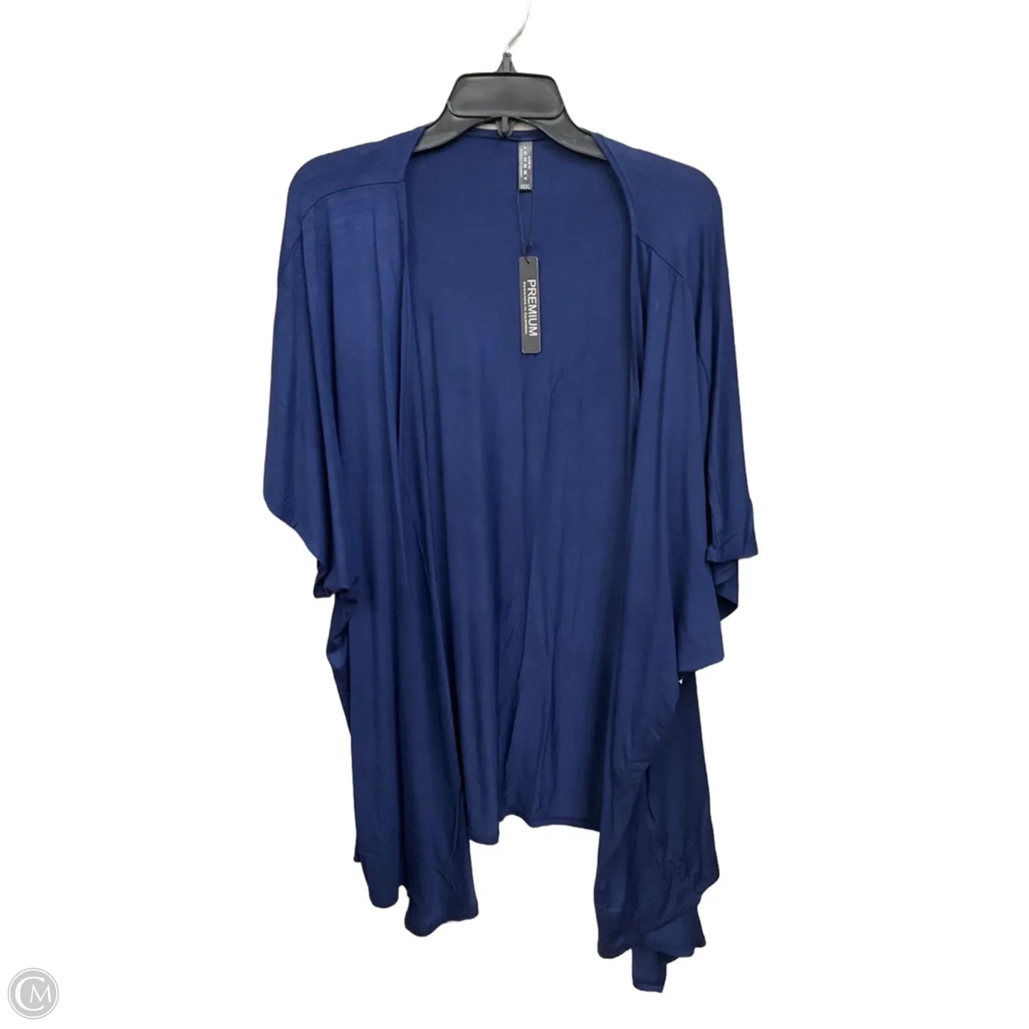 Cardigan By Clothes Mentor In Blue, Size: 3x