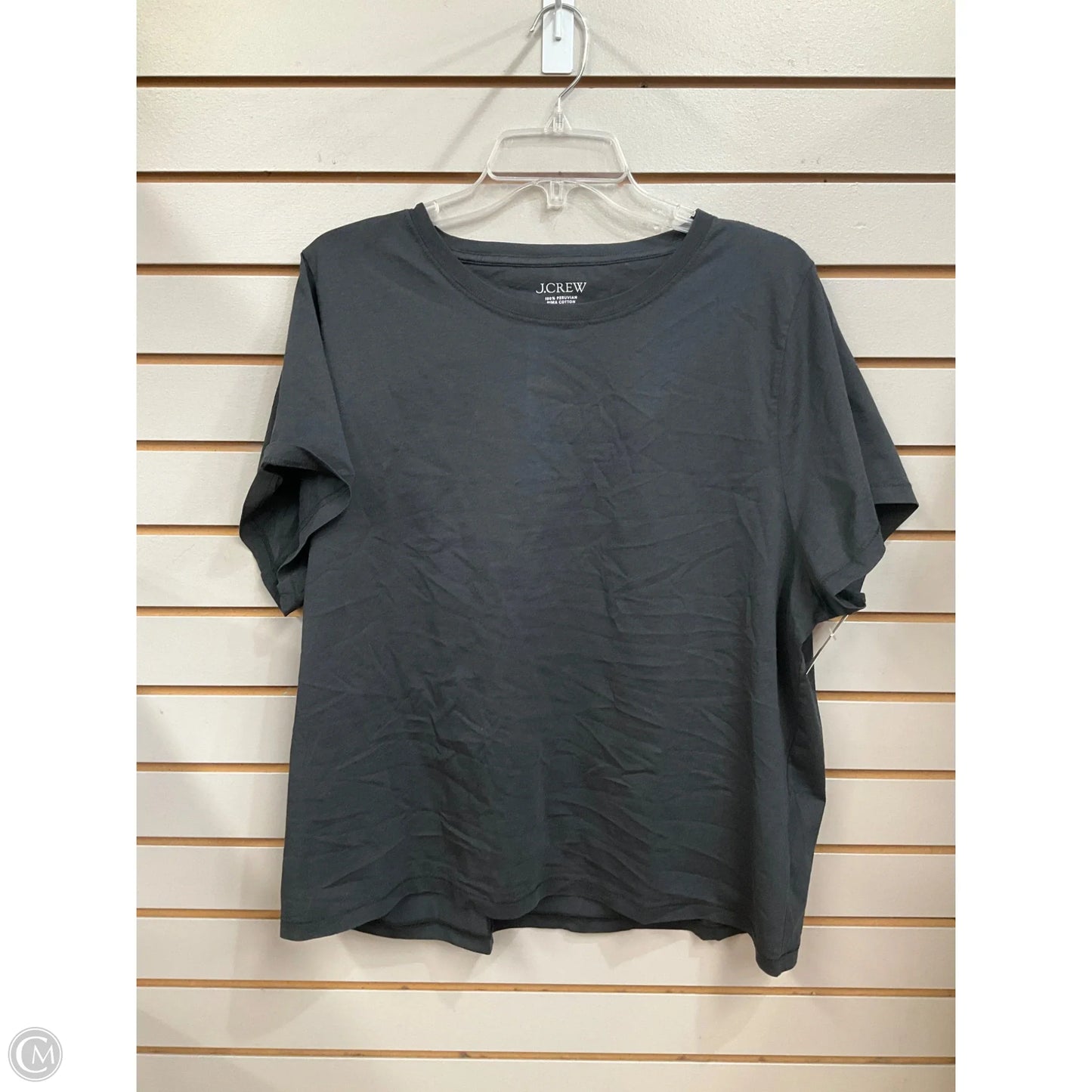 Top Short Sleeve Basic By J. Crew In Black, Size: 3x