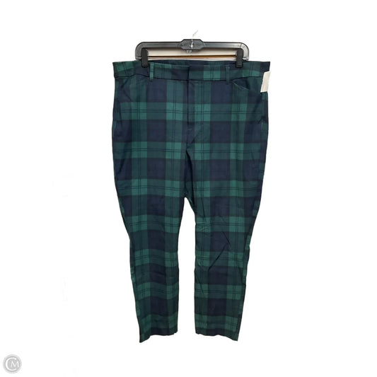 Pants Dress By Old Navy In Plaid Pattern, Size: 18