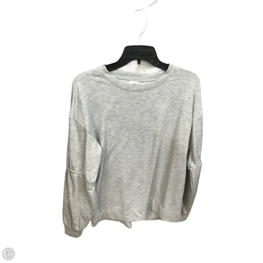 Athletic Top Long Sleeve Crewneck By Avia In Grey, Size: M
