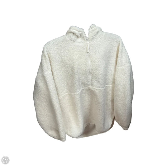 Jacket Faux Fur & Sherpa By Old Navy In Cream, Size: Lp