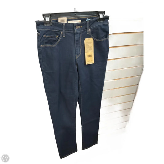 Jeans Skinny By Levis Signature In Blue Denim, Size: 6