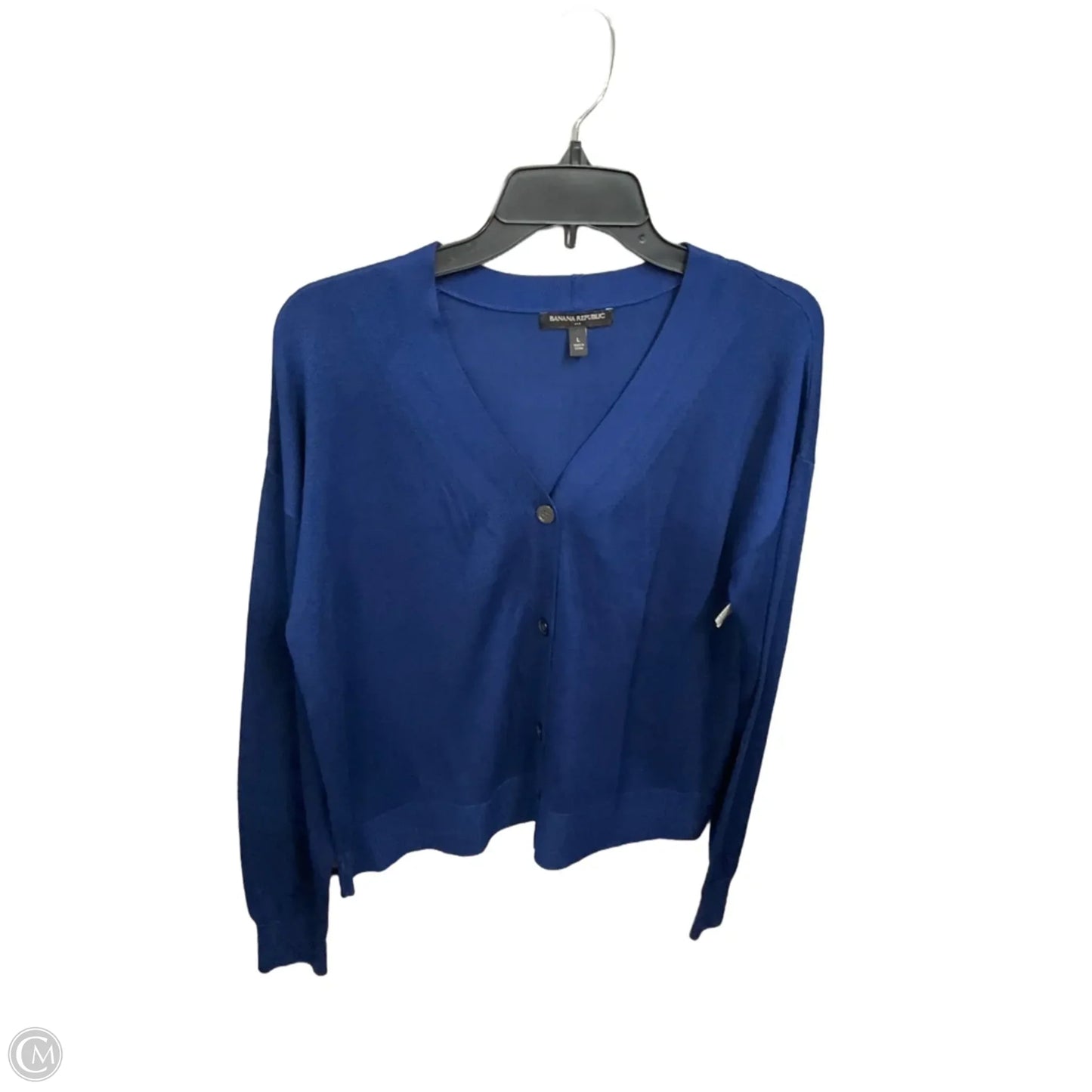 Cardigan By Banana Republic In Blue, Size: L