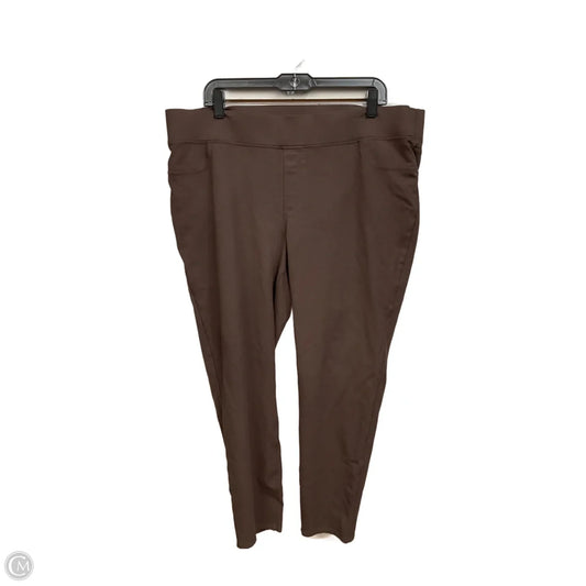 Pants Leggings By St Johns Bay In Brown, Size: 2x