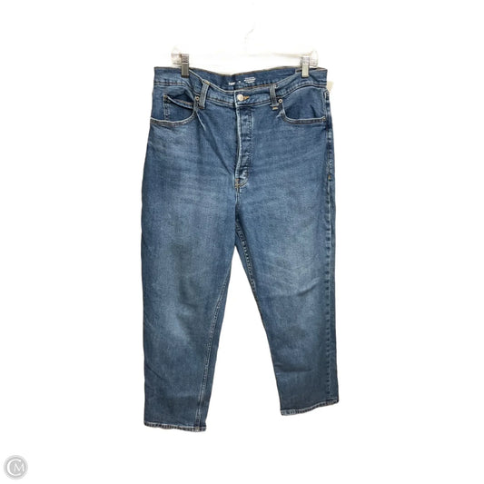 Jeans Straight By Old Navy In Blue Denim, Size: 16