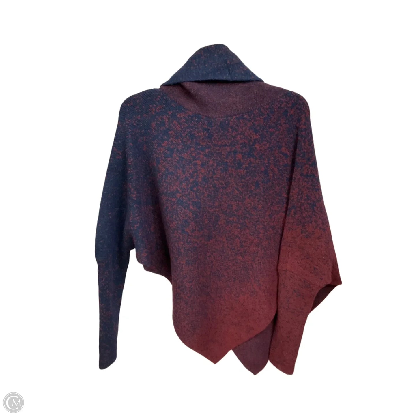 Poncho By White House Black Market In Blue & Red, Size: Xs