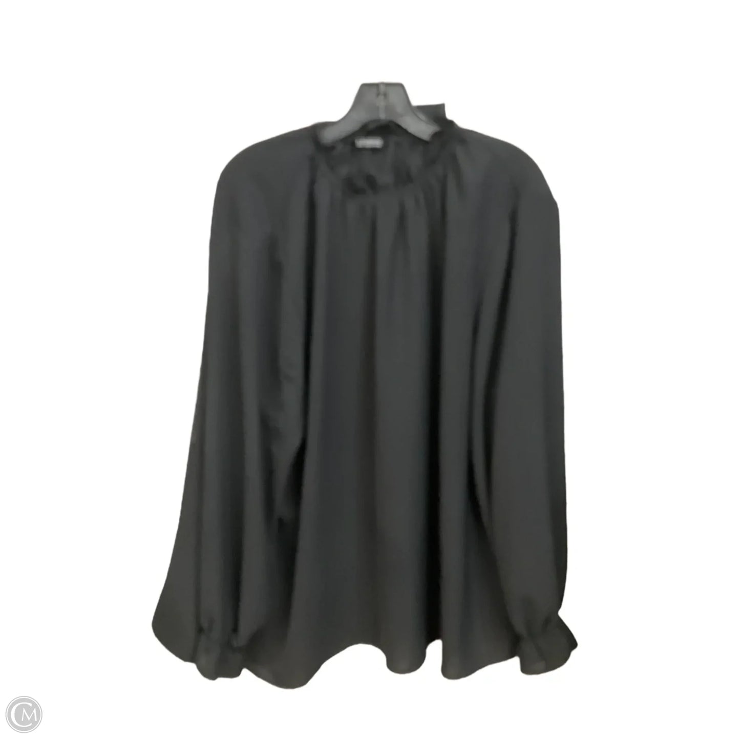 Blouse Long Sleeve By Bloomchic In Black, Size: 2x