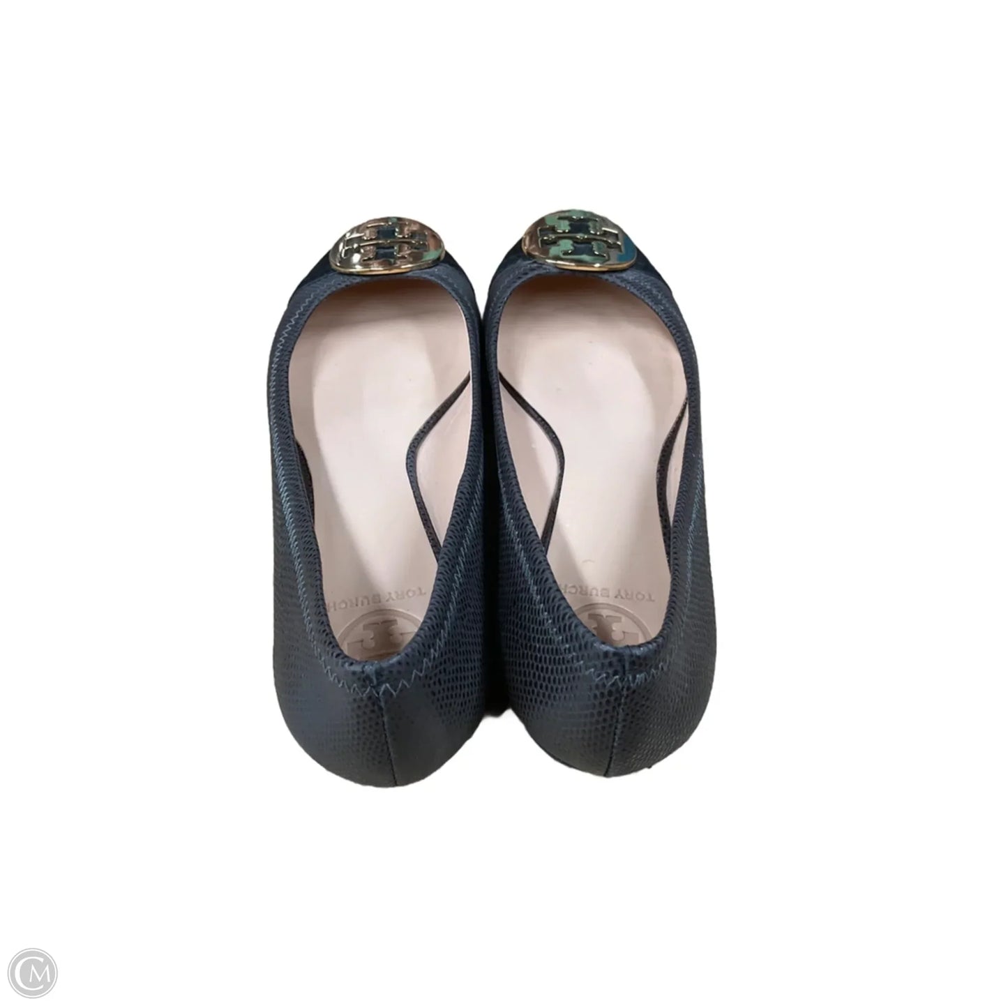 Shoes Designer By Tory Burch In Black & Grey, Size: 7.5