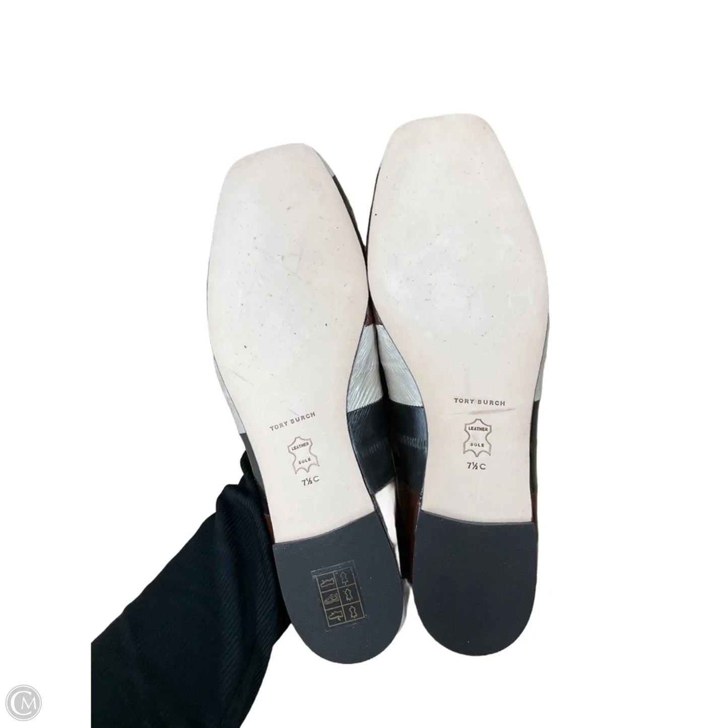 Shoes Designer By Tory Burch In Striped Pattern, Size: 7.5