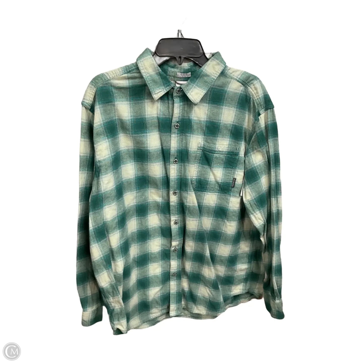 Top Long Sleeve By Columbia In Plaid Pattern, Size: Xl