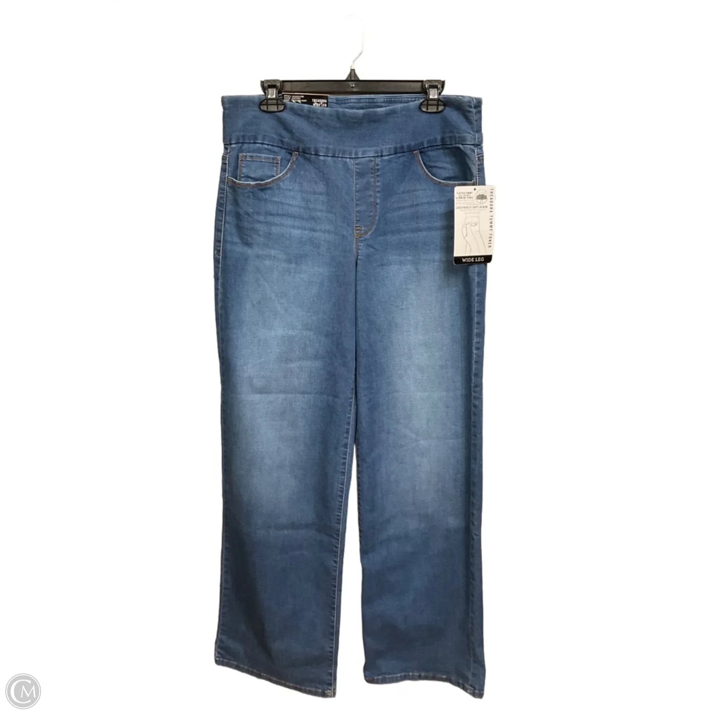 Jeans Wide Leg By Bandolino In Blue Denim, Size: 12