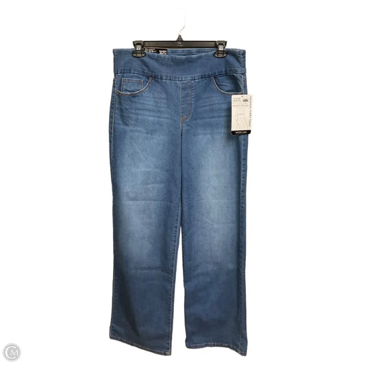 Jeans Wide Leg By Bandolino In Blue Denim, Size: 12