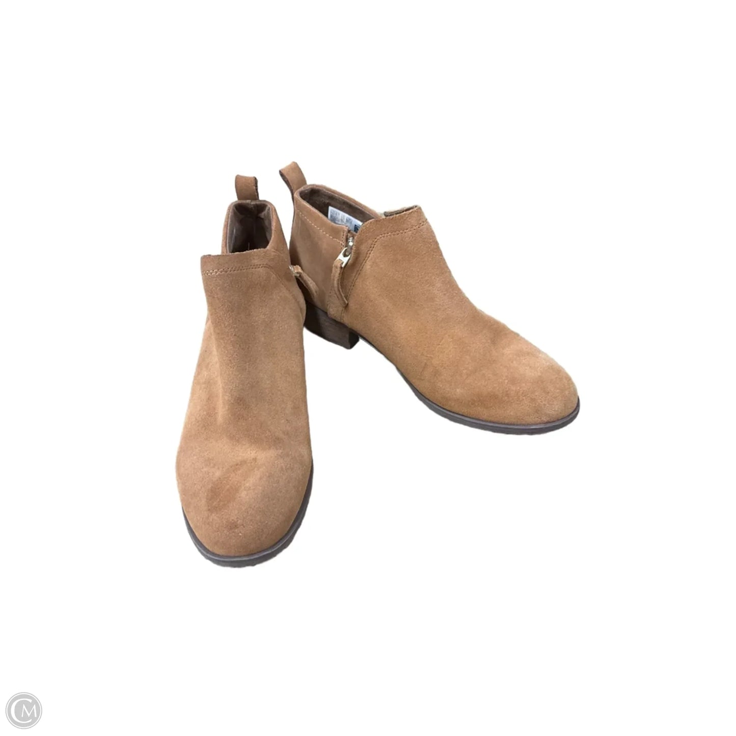 Boots Ankle Flats By Toms In Tan, Size: 8.5