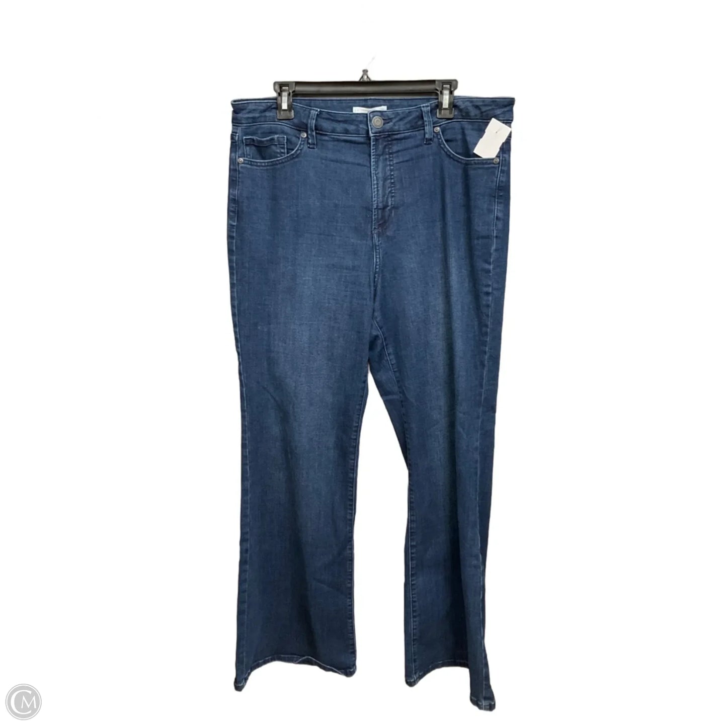 Jeans Flared By Lc Lauren Conrad In Blue Denim, Size: 16