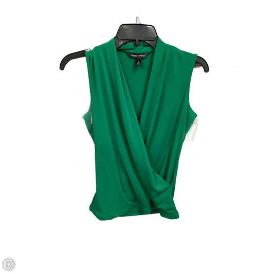 Top Sleeveless By Banana Republic In Green, Size: Xs