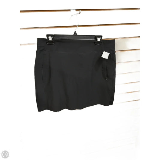 Athletic Skort By Athleta In Black, Size: Xl