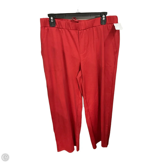 Athletic Pants By Zyia In Red, Size: L