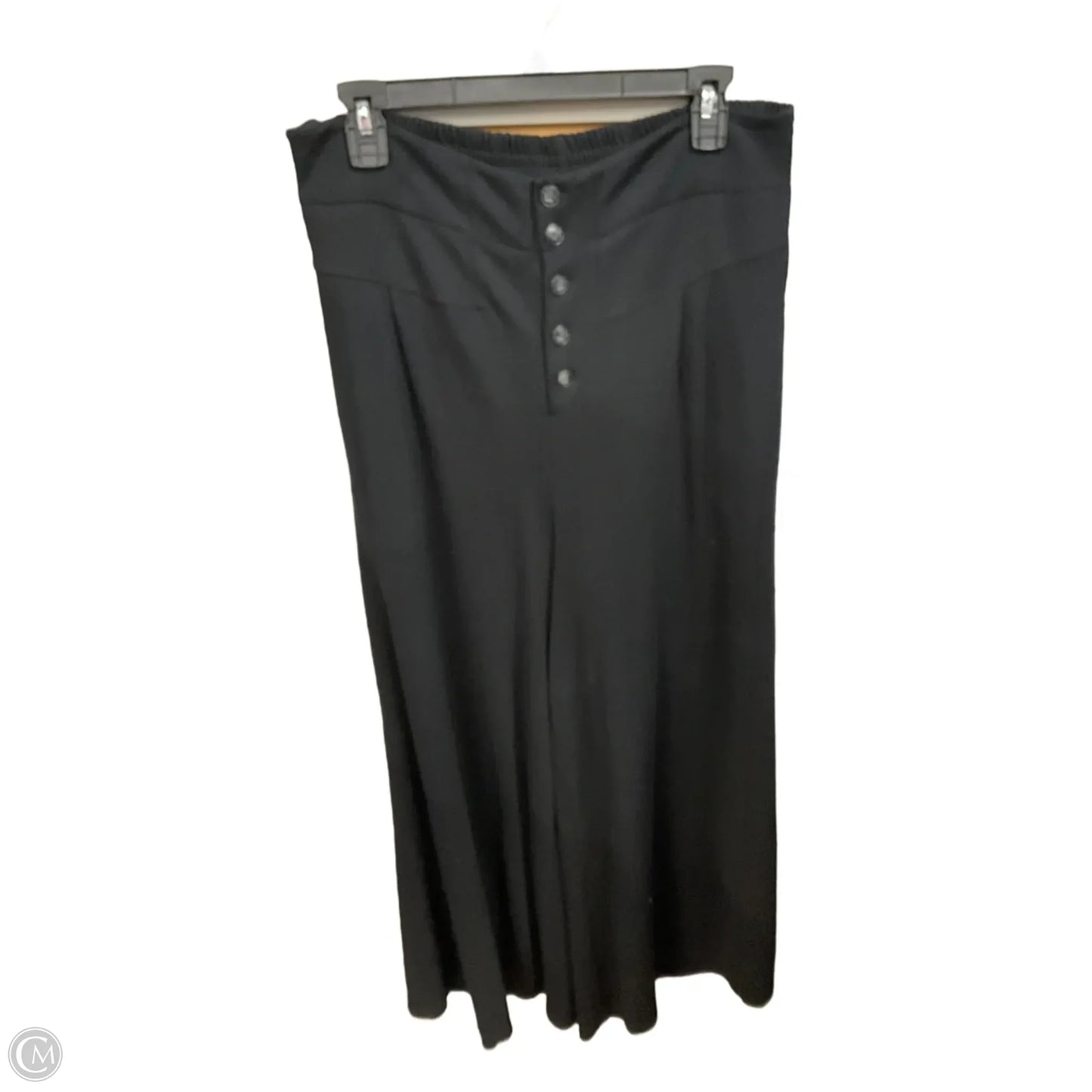 Pants Wide Leg By Anthropologie In Black, Size: L