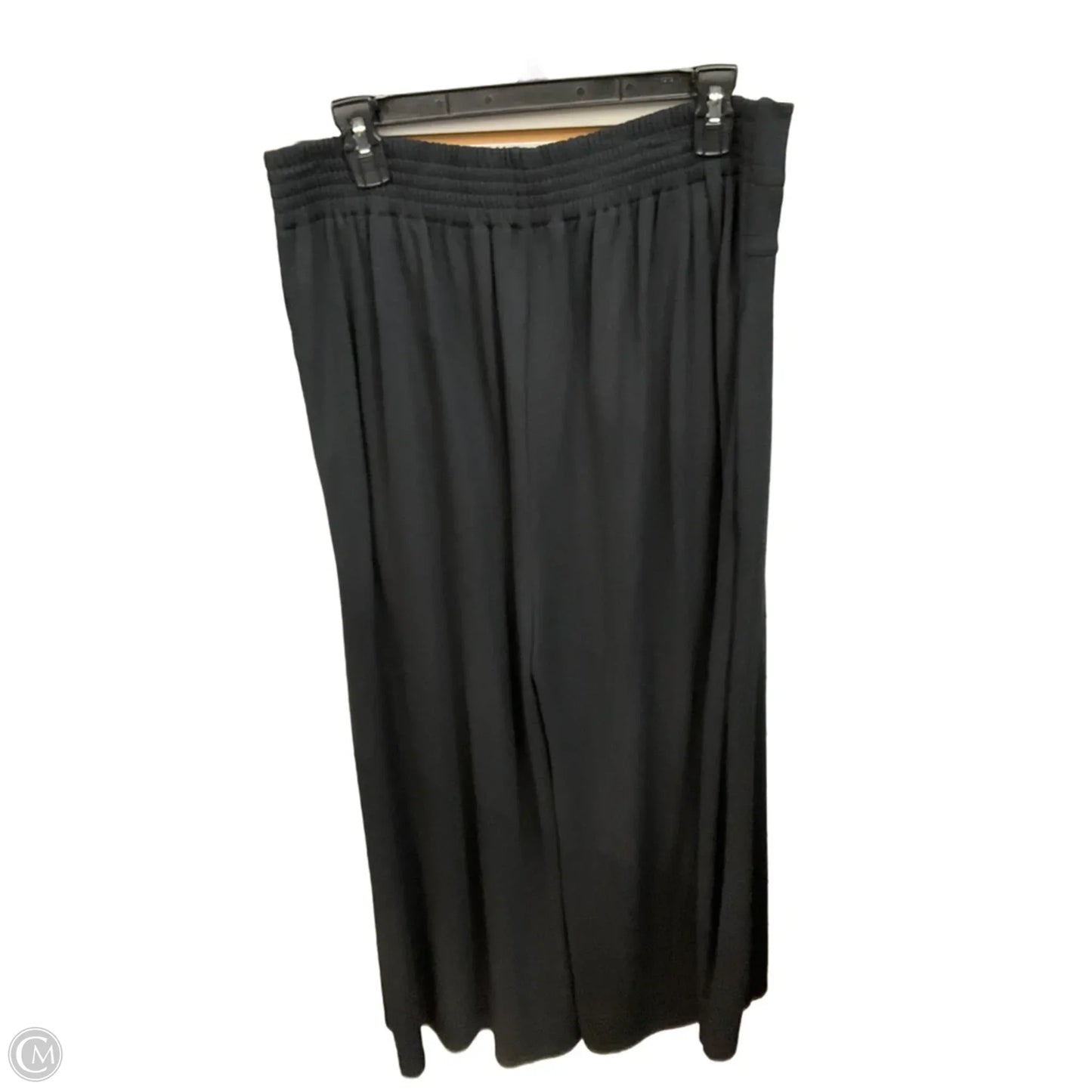 Pants Wide Leg By Anthropologie In Black, Size: L