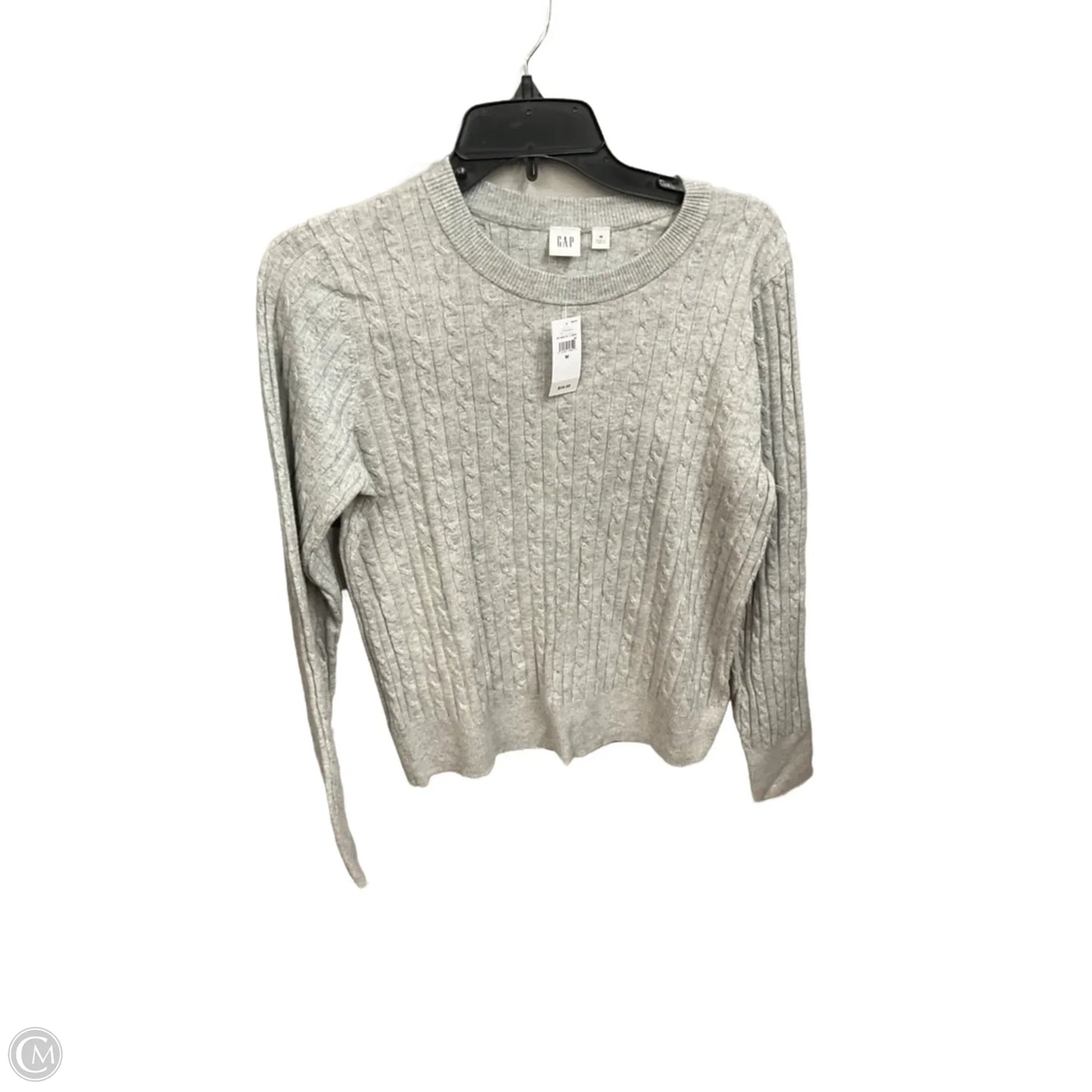 Top Long Sleeve By Gap In Grey, Size: M
