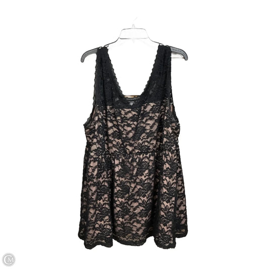 Top Sleeveless By Torrid In Black, Size: 4x