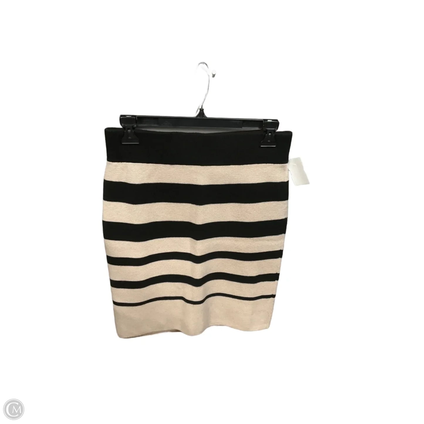 Skirt Mini & Short By Loft In Striped Pattern, Size: Xs