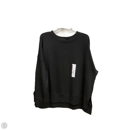 Top Long Sleeve Basic By Time And Tru In Black, Size: Xxl