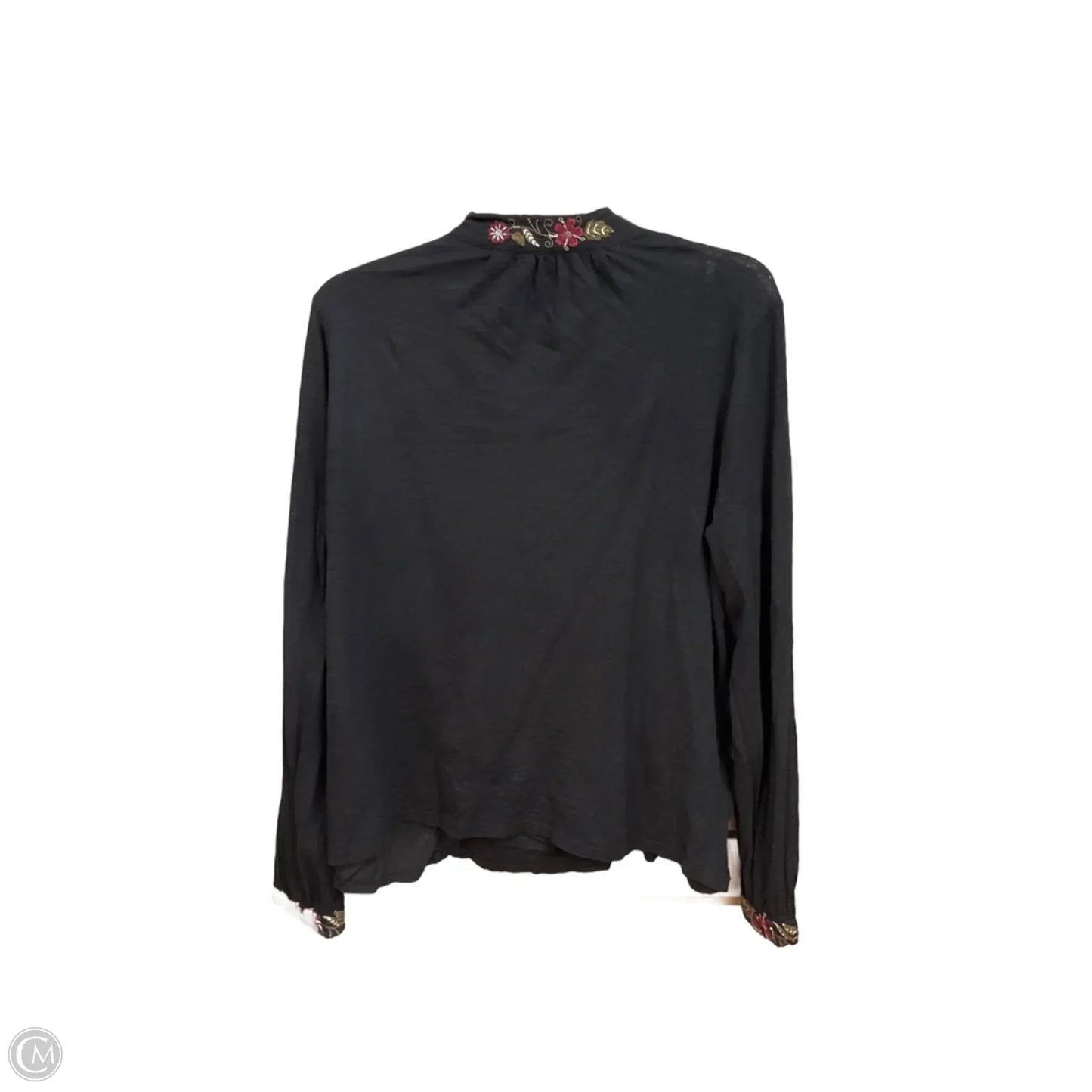 Top Long Sleeve By Lucky Brand In Black, Size: L