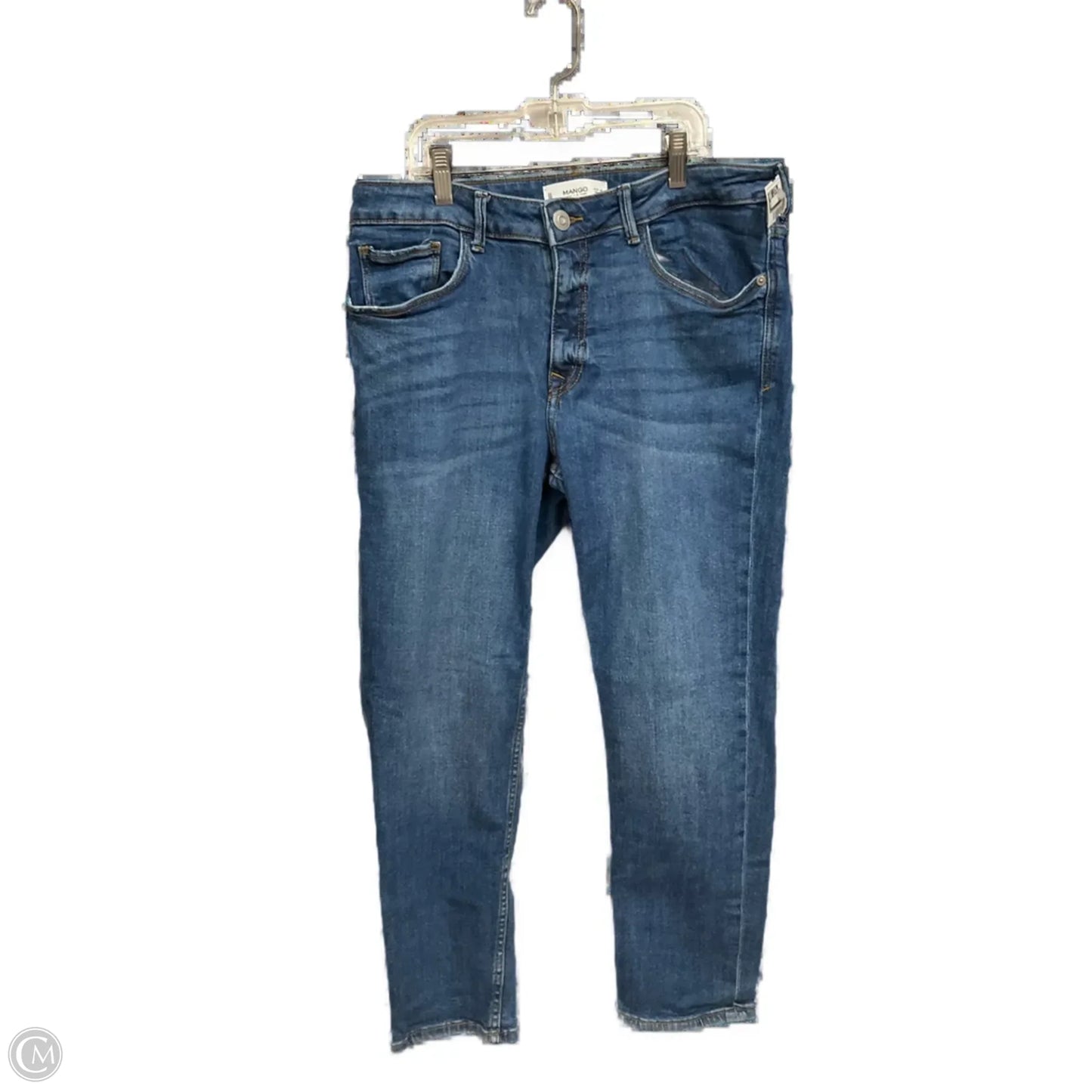 Jeans Skinny By Mango In Blue Denim, Size: 8