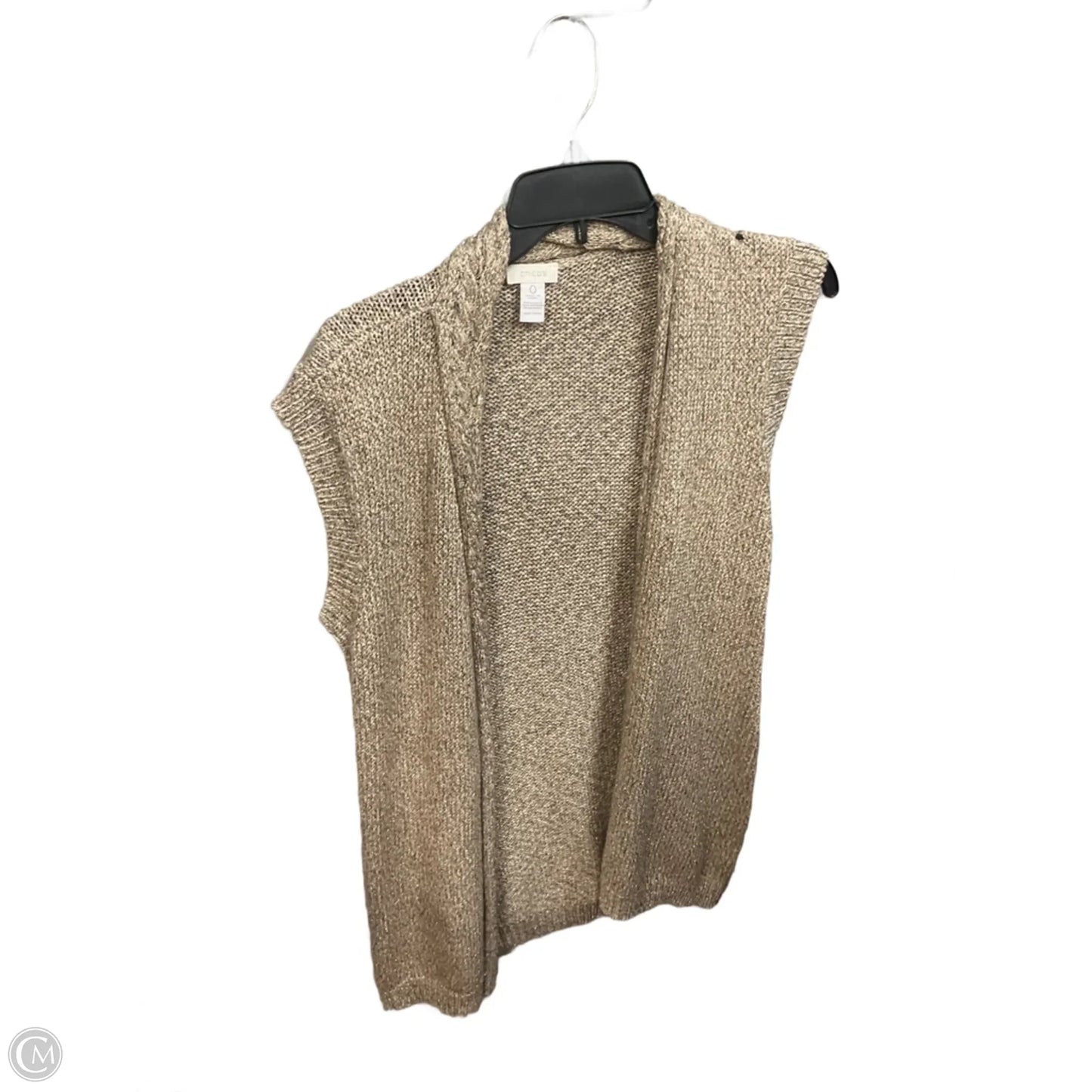 Cardigan By Chicos In Tan, Size: S
