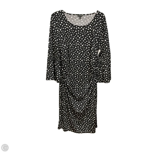 Dress Casual Midi By Talbots In Polkadot Pattern, Size: Xl
