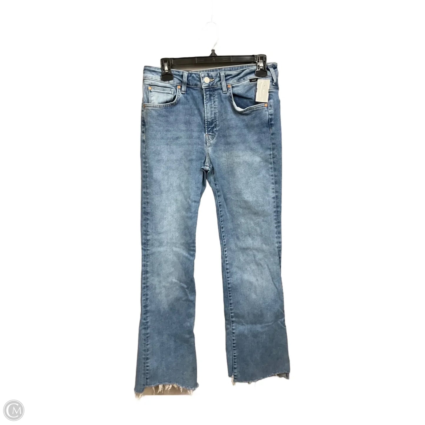 Jeans Flared By Mavi In Blue Denim, Size: 8