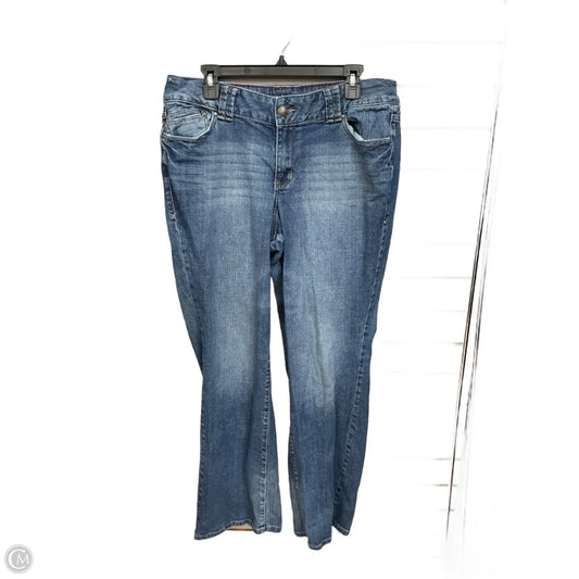 Jeans Boot Cut By Lane Bryant In Blue Denim, Size: 16