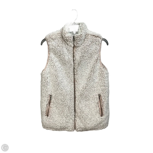 Vest Faux Fur & Sherpa By Thread And Supply In Grey, Size: S