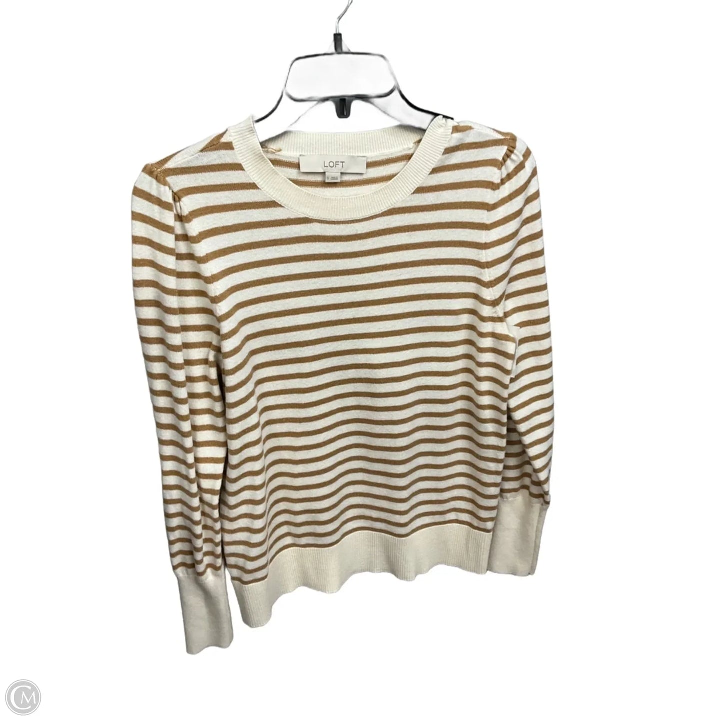 Sweater By Loft In Striped Pattern, Size: S